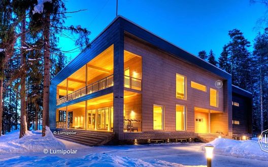 Проект деревинного дома Premier 982 от компании Lumi Polar
