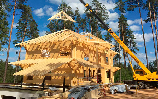 Строительство дома из финского бруса