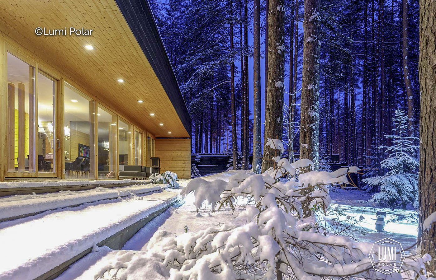  Терраса финского дома по проекту компании Lumi Polar