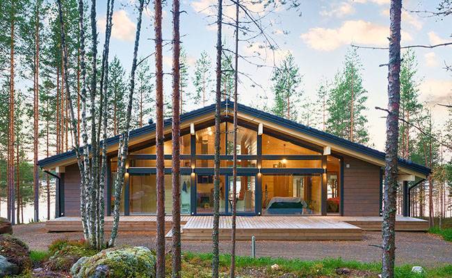 ➤ Финские каркасные дома под ключ: цены, проекты и строительство, купить  сборный дом от Lumi Polar